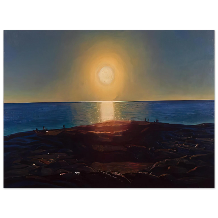 Rockwell Kent - Calm and Free Maine Coast 75x100 cm / 30x40inches Fine Art Poster