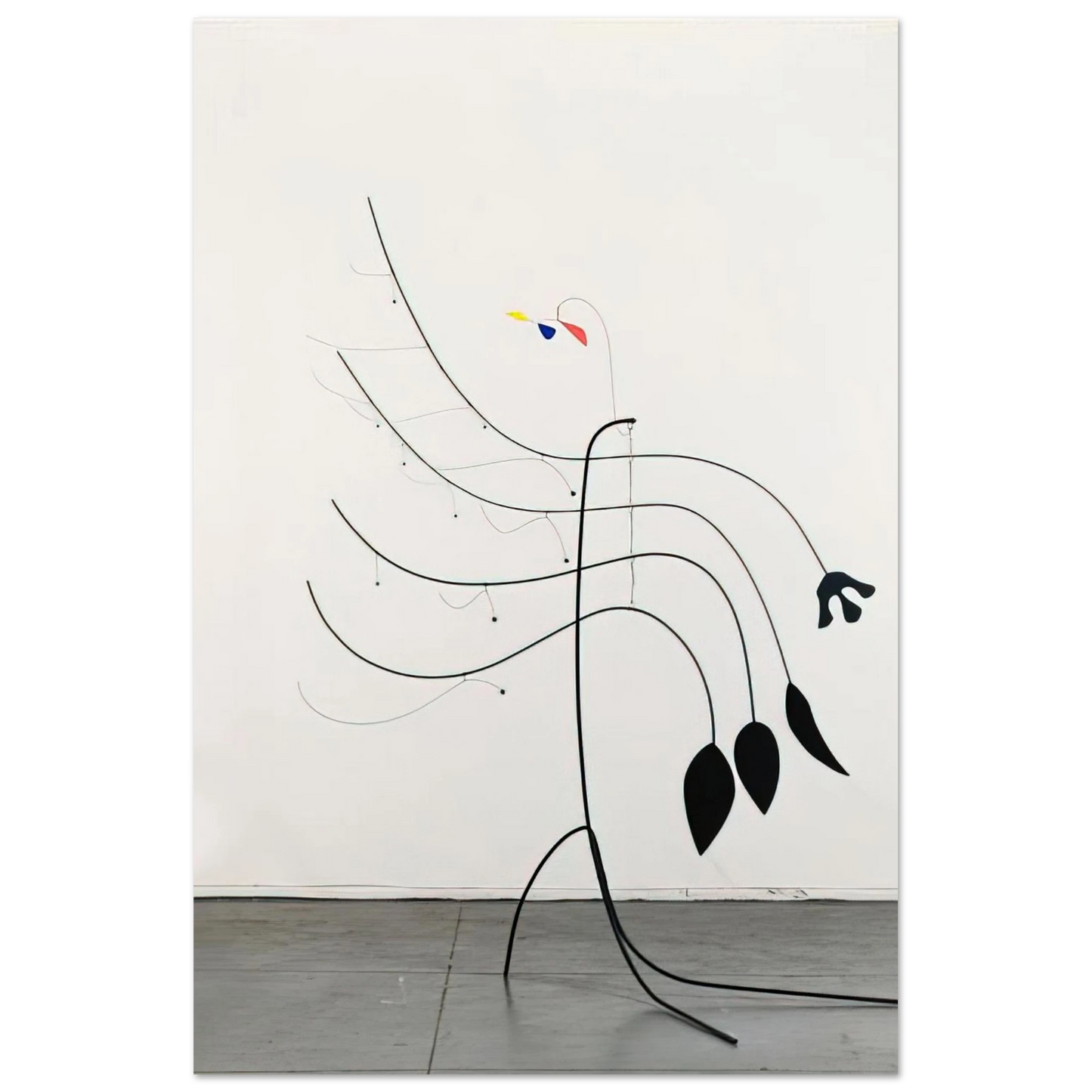 Alexander Calder - FOUR LEAVES AND THREE PETALS 1939 Fine Art Poster - 75x100 cm / 30x40 inches