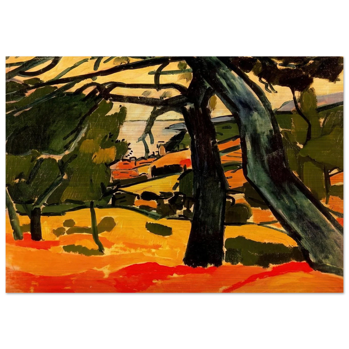 LANDSCAPE 1907 1 - Andre Derain Brushed Aluminum Print - 70x100 cm / 28x40 inches | Andre Derain Aluminum Print | Andre Derain Prints