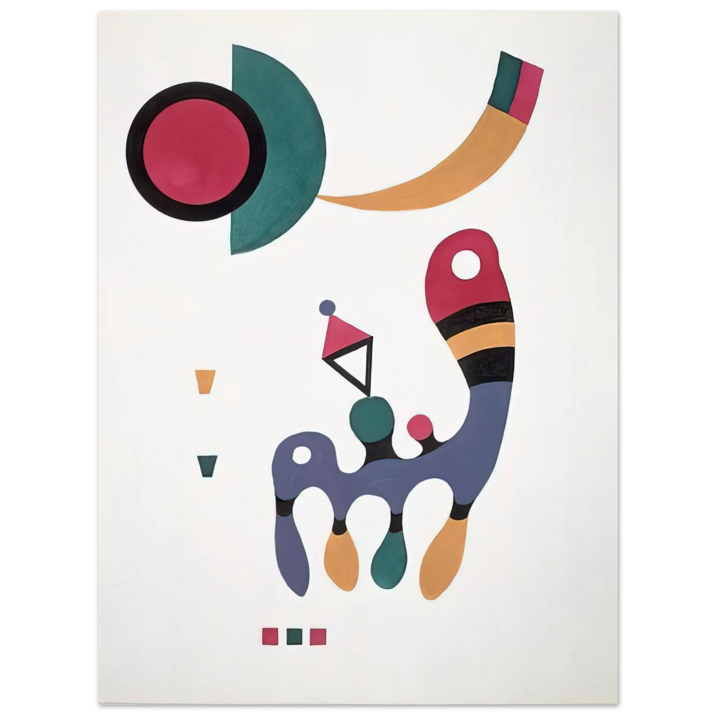 Wassily Kandinsky - COMPOSITION 1944 Fine Art Poster - Default Title