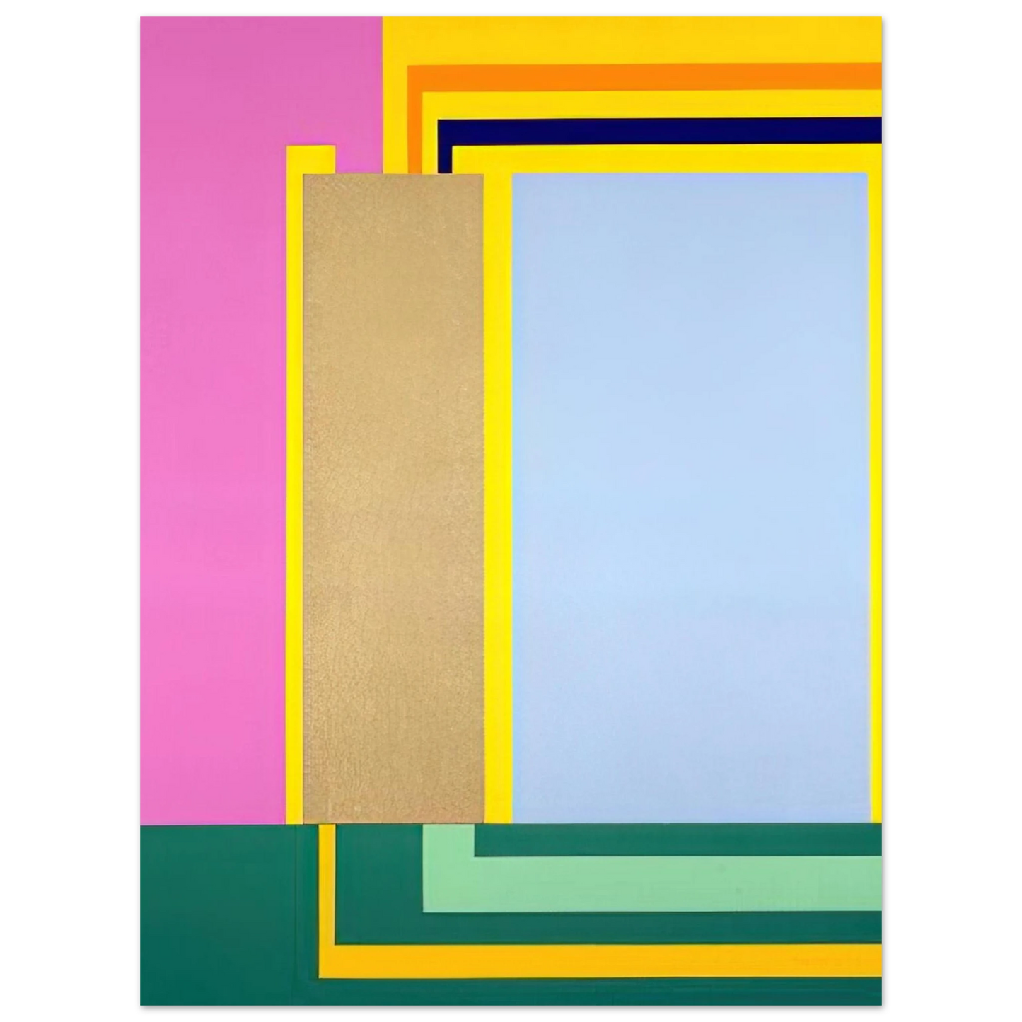 Peter Halley - Bubble - 1998 Fine Art Poster - Default Title