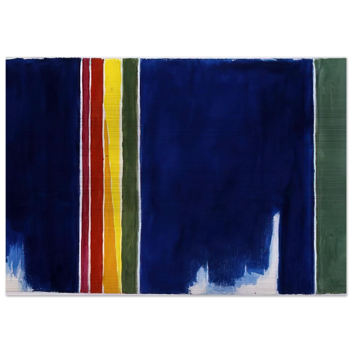 ATMOSPHERIC EFFECTS I 1970 - Alma Woodsey Thomas Brushed Aluminum Print - 70x100 cm / 28x40 inches | Alma Woodsey Thomas Aluminum Print | Alma Woodsey Thomas Prints