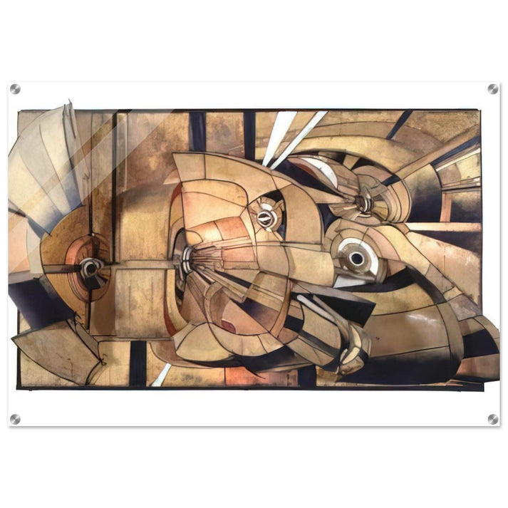 UNTITLED 1966 - Lee Bontecou Acrylic Print - 70x100 cm / 28x40″ inches | Lee Bontecou Wall Art | Lee Bontecou Prints