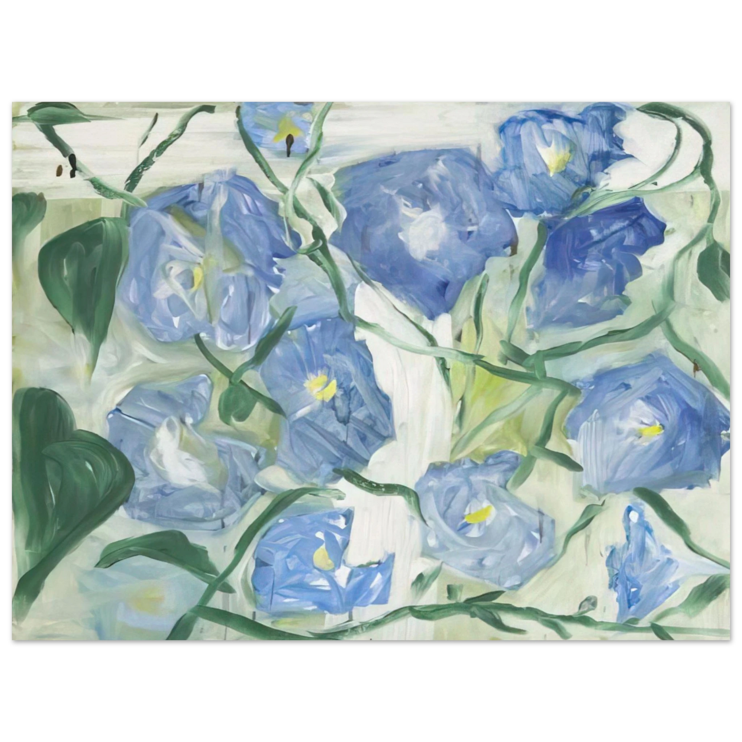 Jennifer Bartlett - Morning Glories - 1984 Fine Art Poster - Default Title
