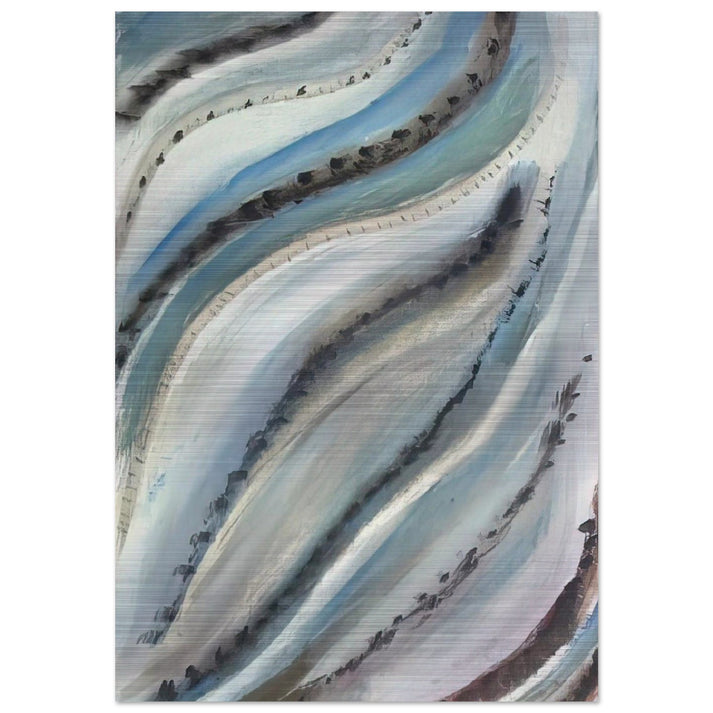 UNTITLED MP 1577 1977 - Henri Michaux Brushed Aluminum Print - 70x100 cm / 28x40 inches | Henri Michaux Aluminum Print | Henri Michaux Prints