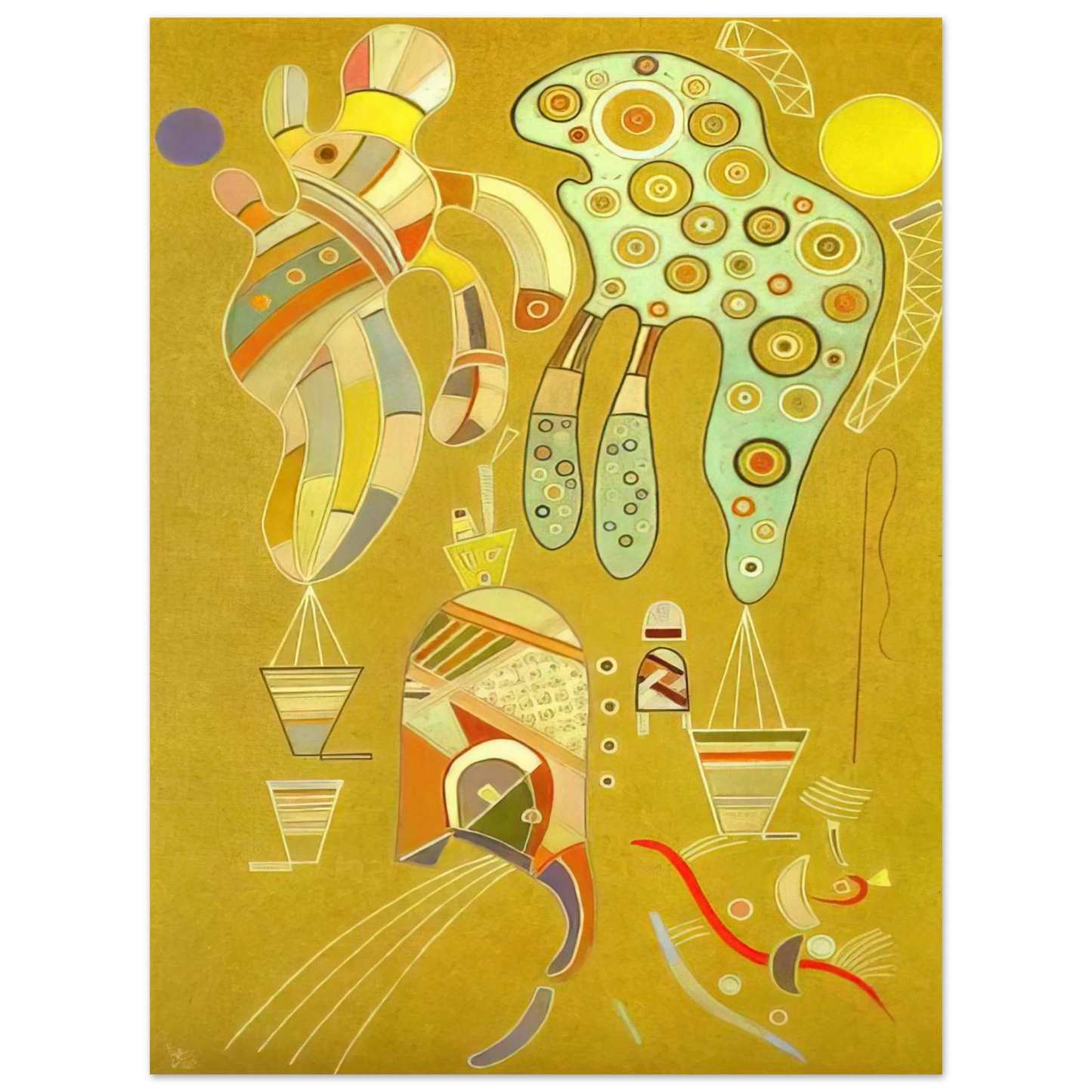 Wassily Kandinsky - UNTITLED 1941 Fine Art Poster - Default Title