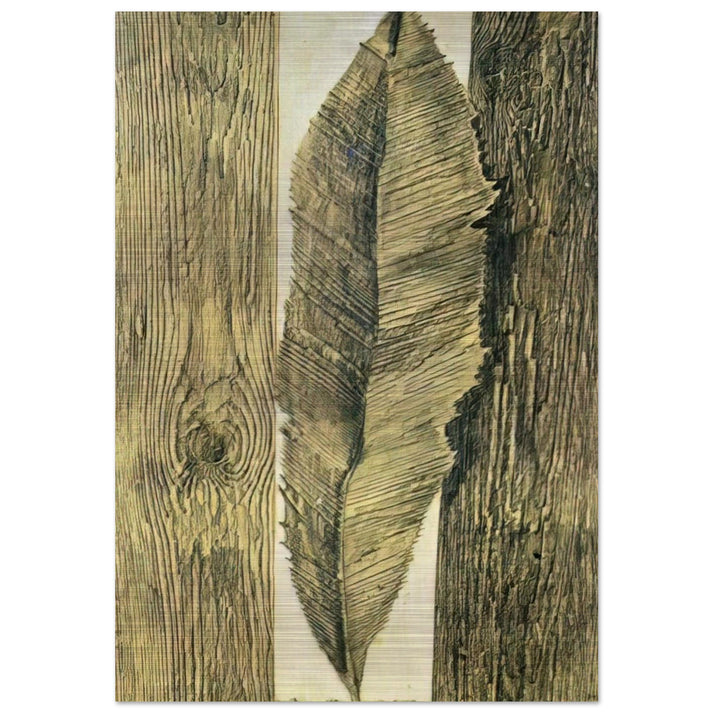 Leaf customs - Max Ernst Brushed Aluminum Print - 70x100 cm / 28x40 inches | Max Ernst Aluminum Print | Max Ernst Prints