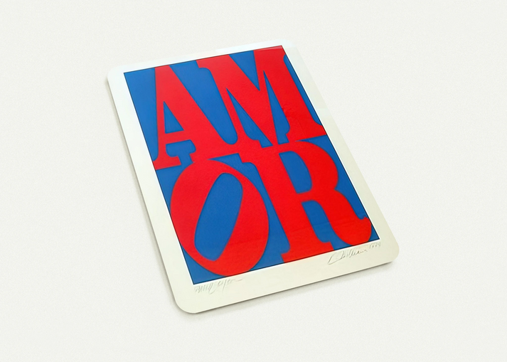 Amor By Robert Indiana Pack of 10 Post Cards | Robert Indiana Post Cards | A6 (10.5 x 14.8 cm) - 4.1 x 5.8 inches