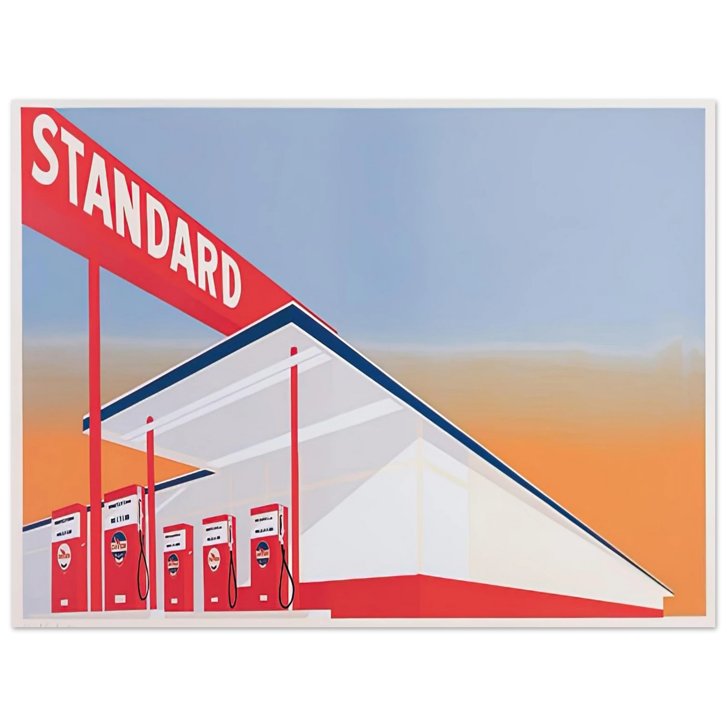 Edward Ruscha - STANDARD STATION 1966 Fine Art Poster - Default Title