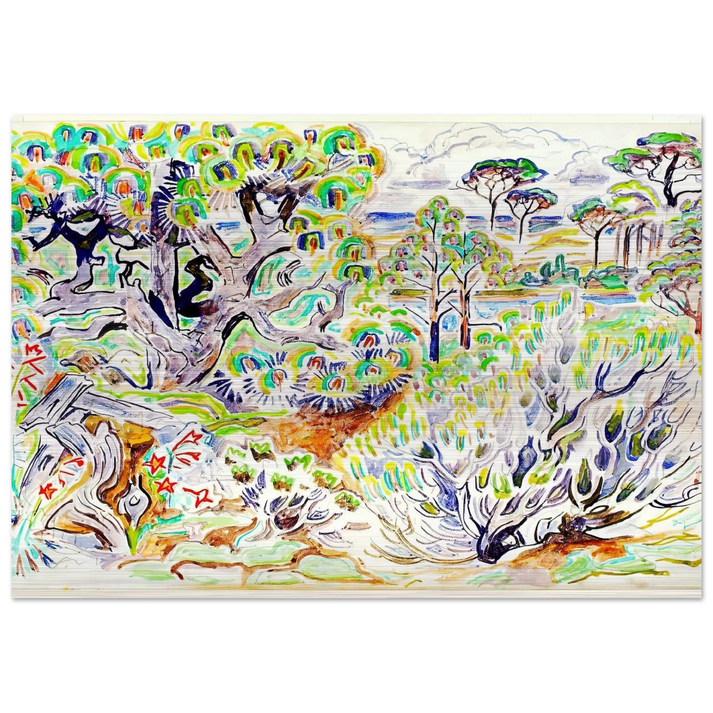 Walter Anderson - Walter Anderson Brushed Aluminum Print - 70x100 cm / 28x40 inches | Walter Anderson Aluminum Print | Walter Anderson Prints