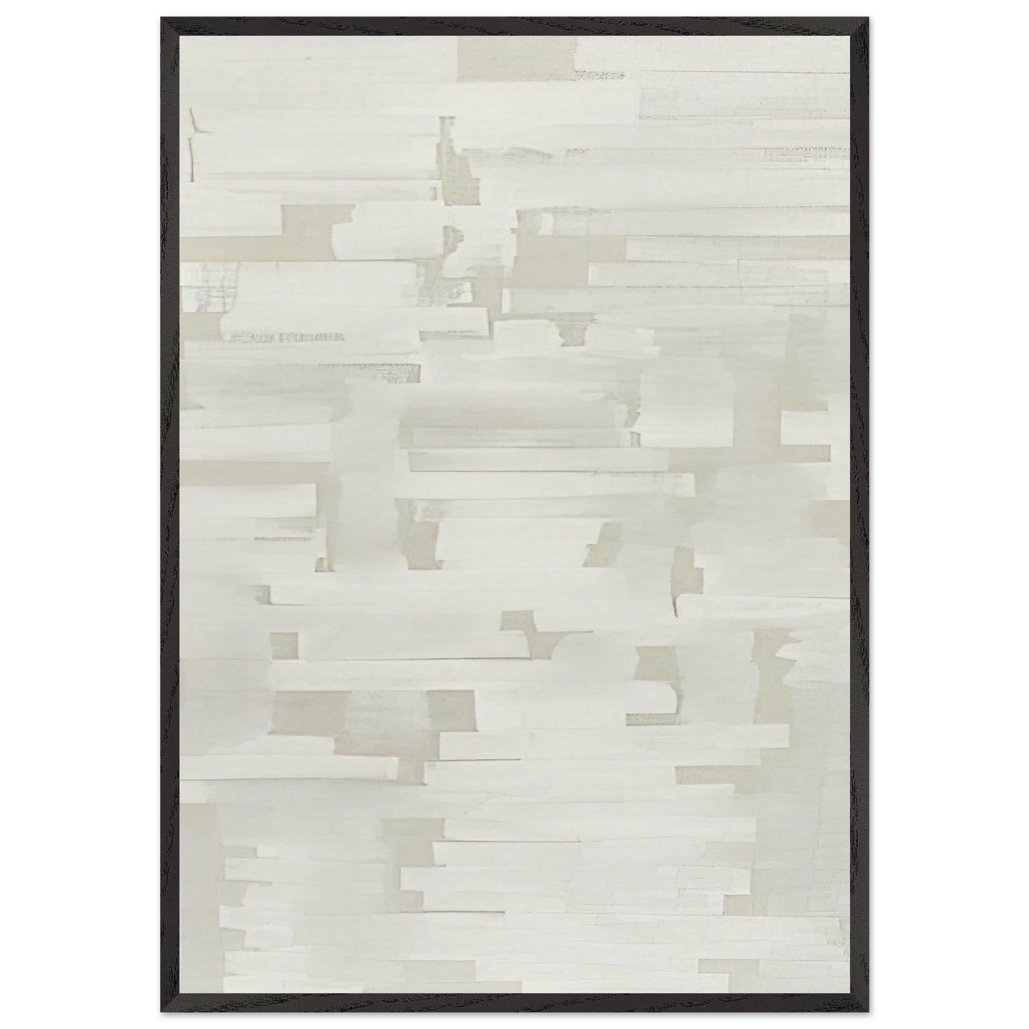 Number 107 - 1950 - Ad Reinhardt Framed Art Print – Black Wooden Frame - Default Title - -Framed Art Print