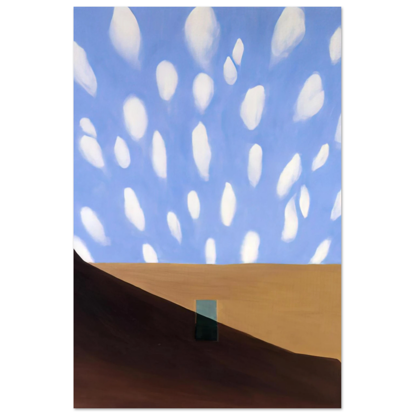 Georgia O'Keeffe - In the Patio VIII Fine Art Poster - 75x100 cm / 30x40 inches