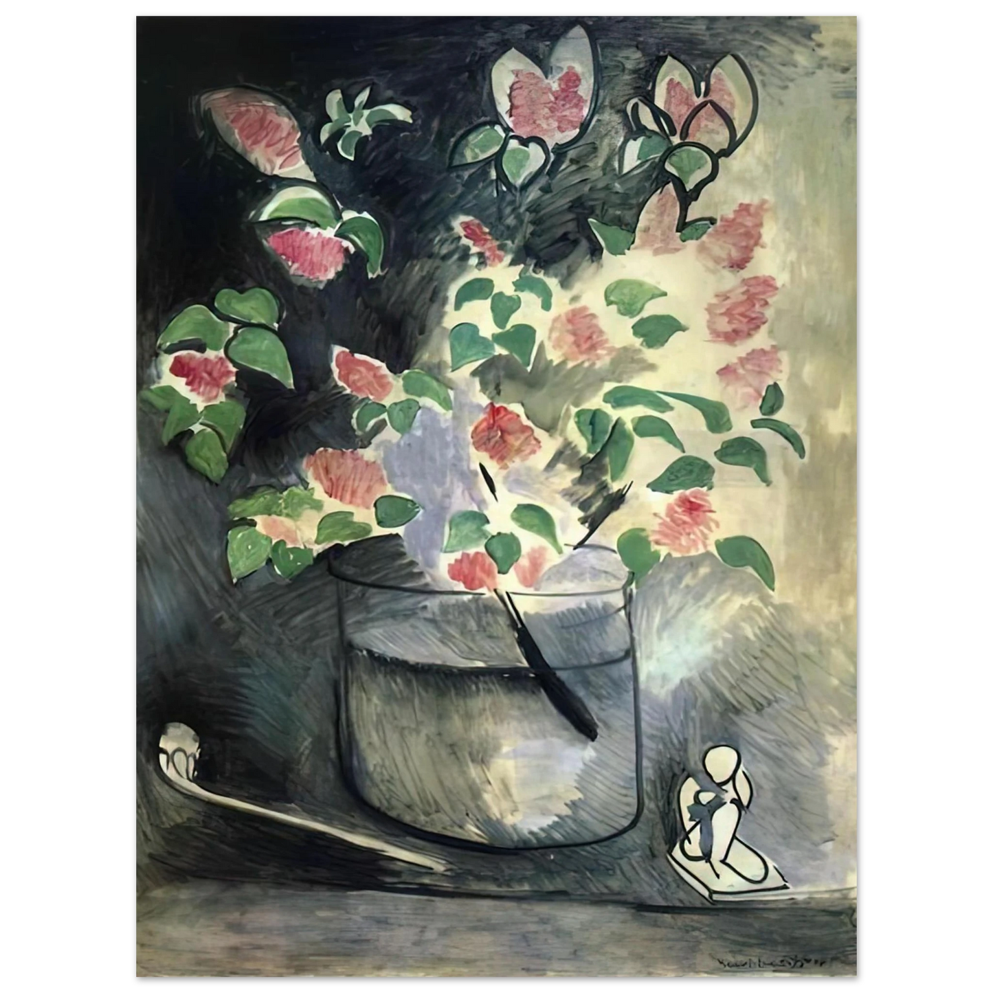 Henri Matisse - BRANCH OF LILLACS 1914 Fine Art Poster - Default Title