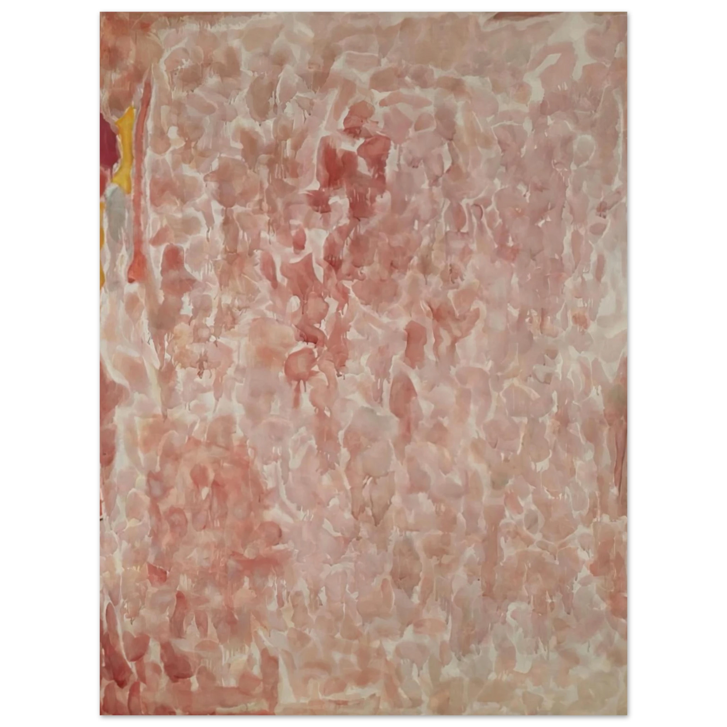 Sam Francis - Red and Pink Fine Art Poster - Default Title