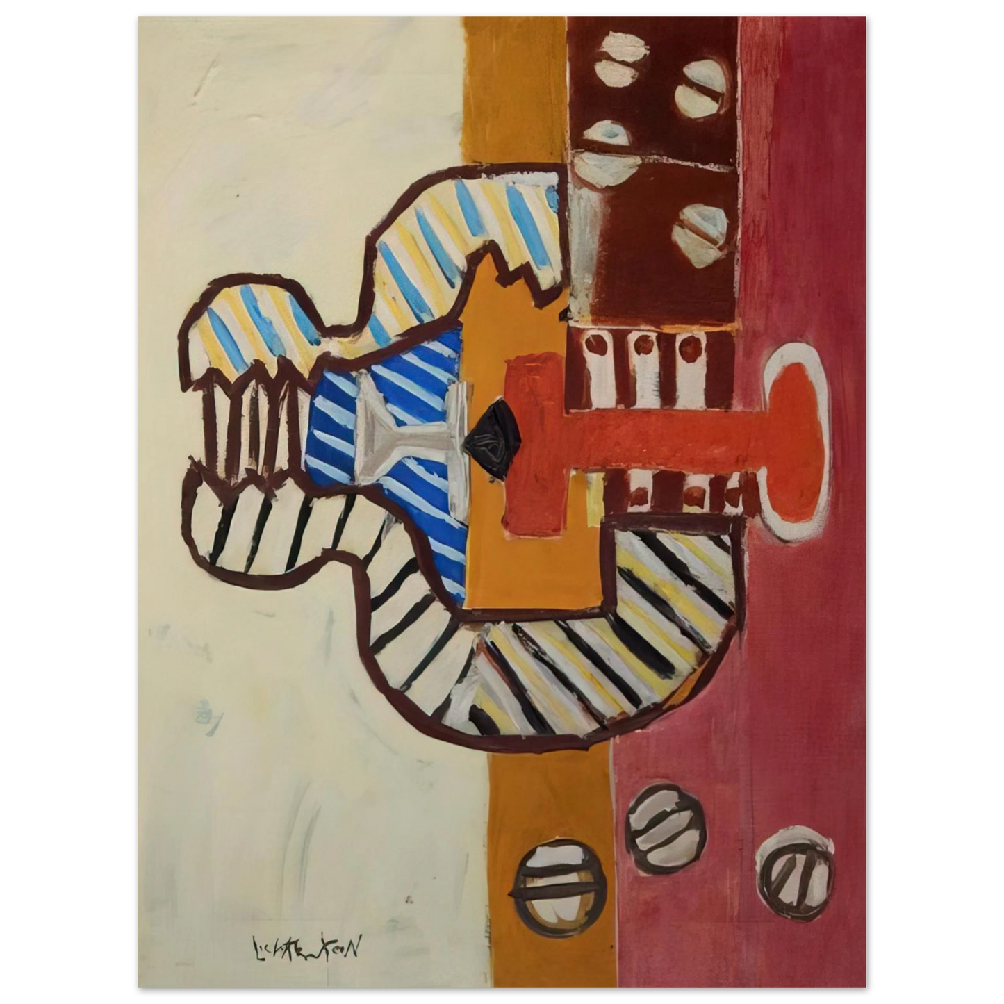 Roy Lichtenstein - THE VALVE 1954 Fine Art Poster - Default Title