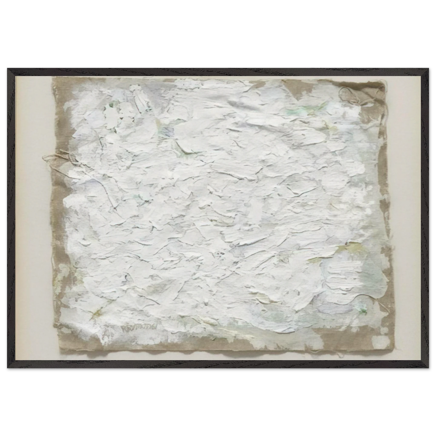 Untitled - 1961 N8 - Robert Ryman Framed Art Print – Black Wooden Frame - Default Title - -Framed Art Print