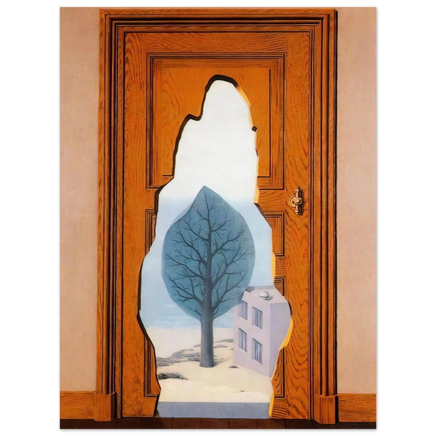 Rene Magritte - THE AMOROUS PERPECTIVE 1935 Fine Art Poster - Default Title