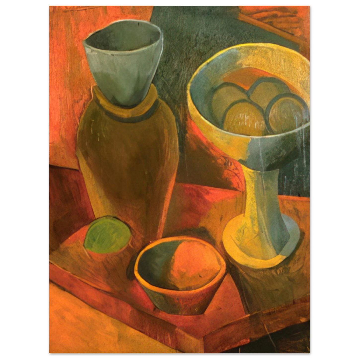 Pablo Picasso - Jug and fruit dish Fine Art Poster - Default Title