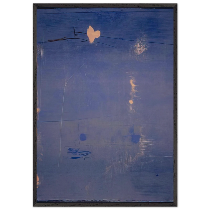 Cameo - 1980 - Helen Frankenthaler 70x100 cm / 28x40 inches Framed Art Print – Black Wooden Frame