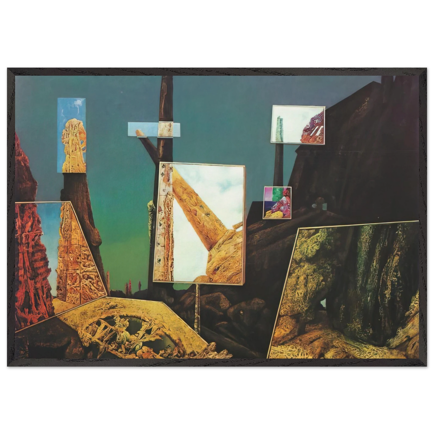 The Anti-Pope - Max Ernst Framed Art Print – Black Wooden Frame - Default Title - -Framed Art Print