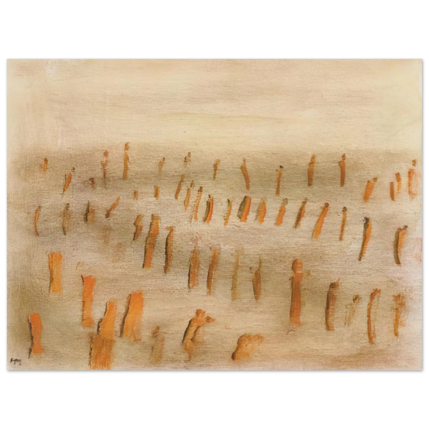 Henri Michaux - Untitled - Art Informel, Expressionism Fine Art Poster - Default Title