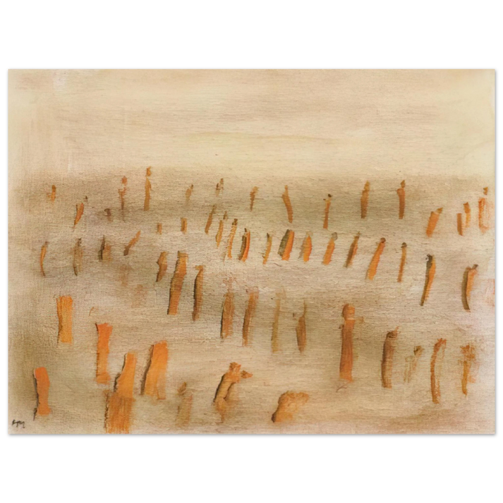 Henri Michaux - Untitled - Art Informel, Expressionism 75x100 cm / 30x40inches Fine Art Poster