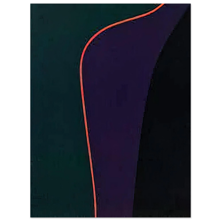 Lorser Feitelson - Untitled April 30 - 1977 75x100 cm / 30x40inches Fine Art Poster