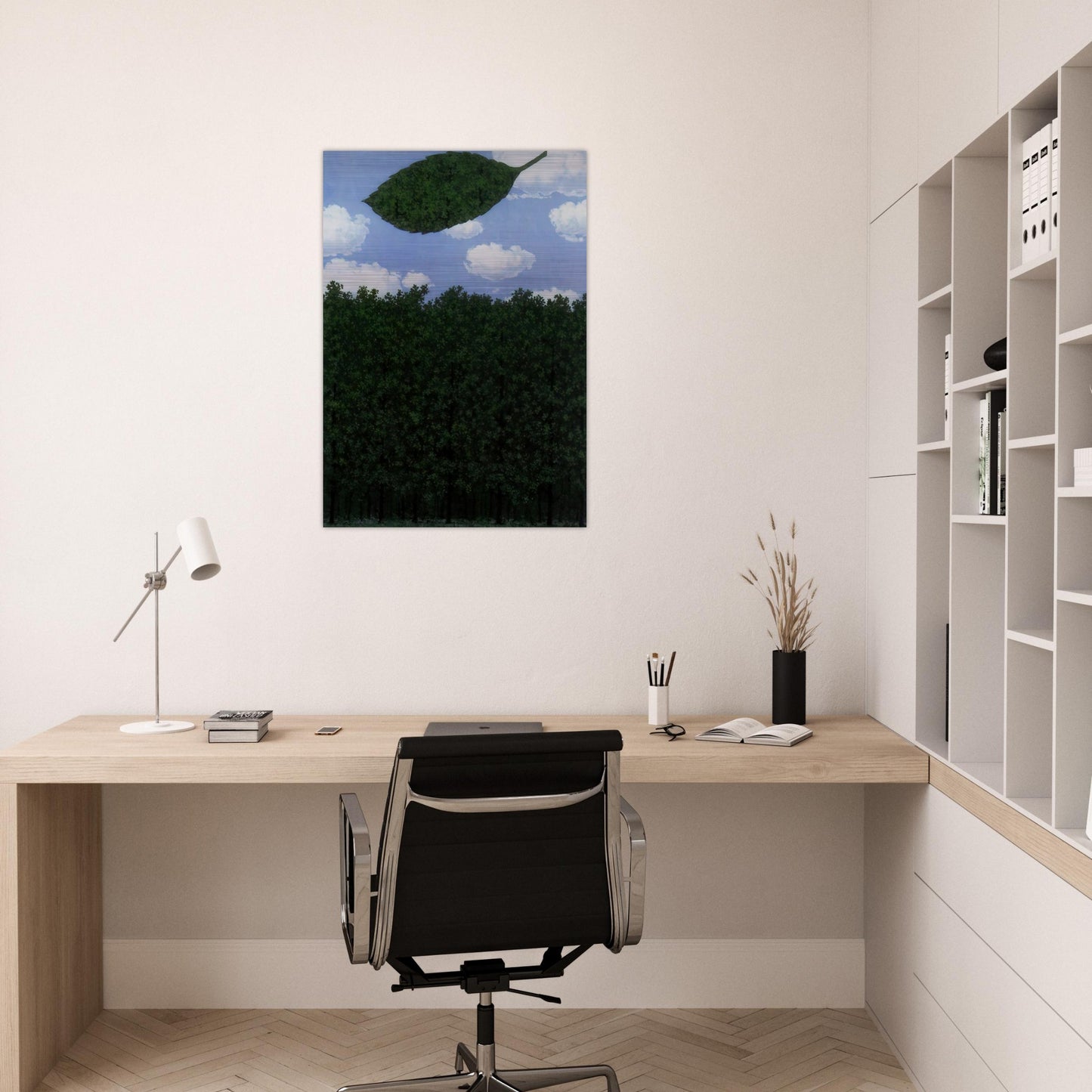 CHORUS OF THE SPHINX 1964 - Rene Magritte Brushed Aluminum Print - 70x100 cm / 28x40 inches | Rene Magritte Aluminum Print | Rene Magritte Prints