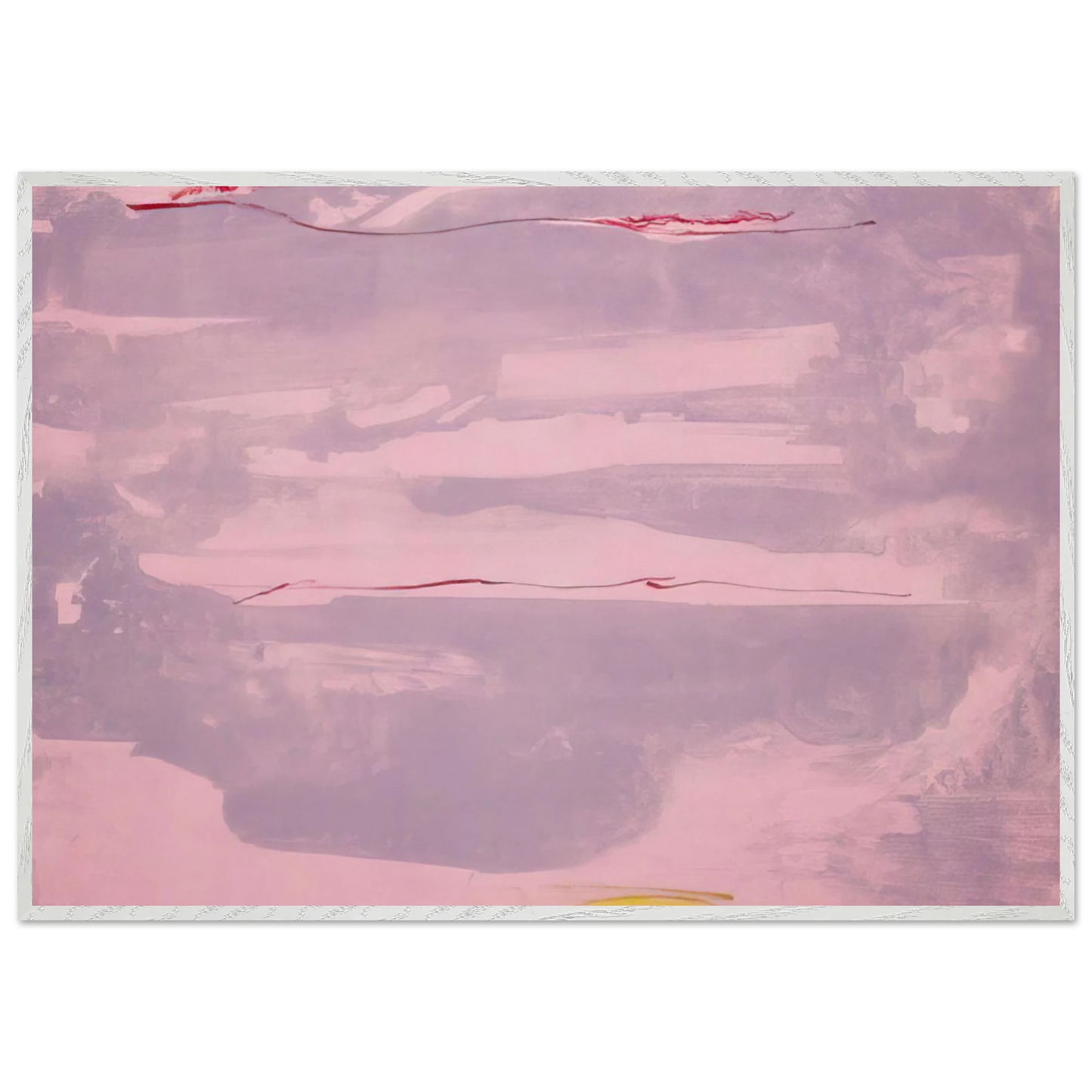 Helen Frankenthaler - Dream Walk - 1977 Wall art - 60x80 cm / 24x32 inches - Premium Wooden Framed Poster With Fine Art Paper - Black frame