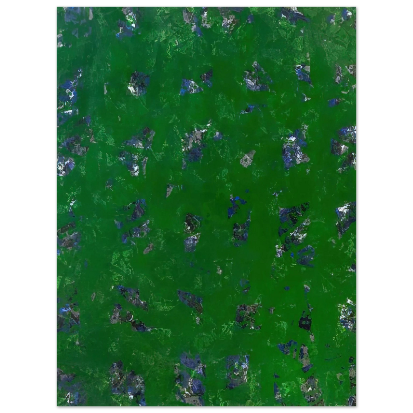 Sam Francis - Green Buddha L. L261; SF-337; G. 1157 Fine Art Poster - Default Title