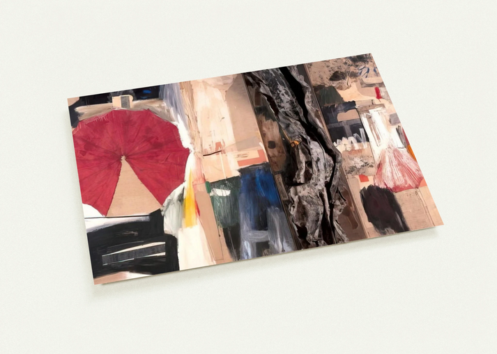 ALLEGORY 1960 By Robert Rauschenberg Pack of 10 Post Cards | Robert Rauschenberg Post Cards | A6 (10.5 x 14.8 cm) - 4.1 x 5.8 inches