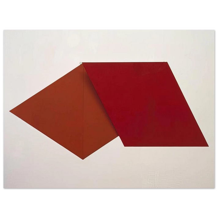 Helio Oiticica - Spatial Relief red REL 036 - 1959 75x100 cm / 30x40inches Fine Art Poster