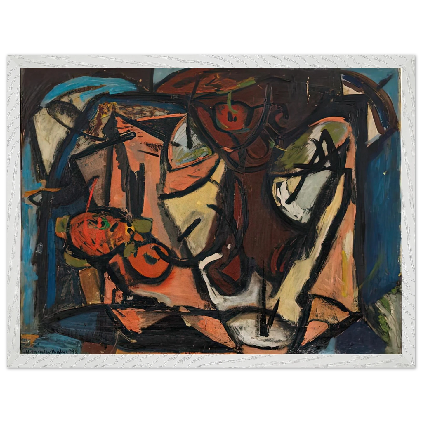 Helen Frankenthaler - Still Life, 1948- Wall Art - 28x40 inches / 70x70 cm - Canvas (Imperial) - -