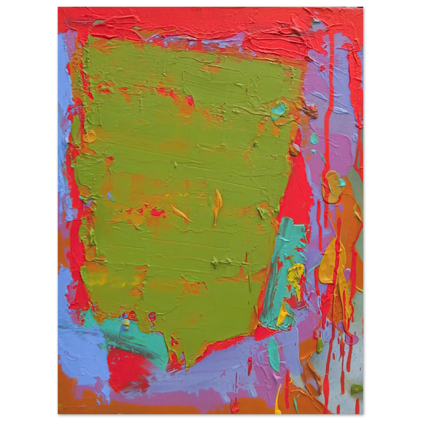 John Hoyland - 21.1.75 - 1975 Fine Art Poster - Default Title