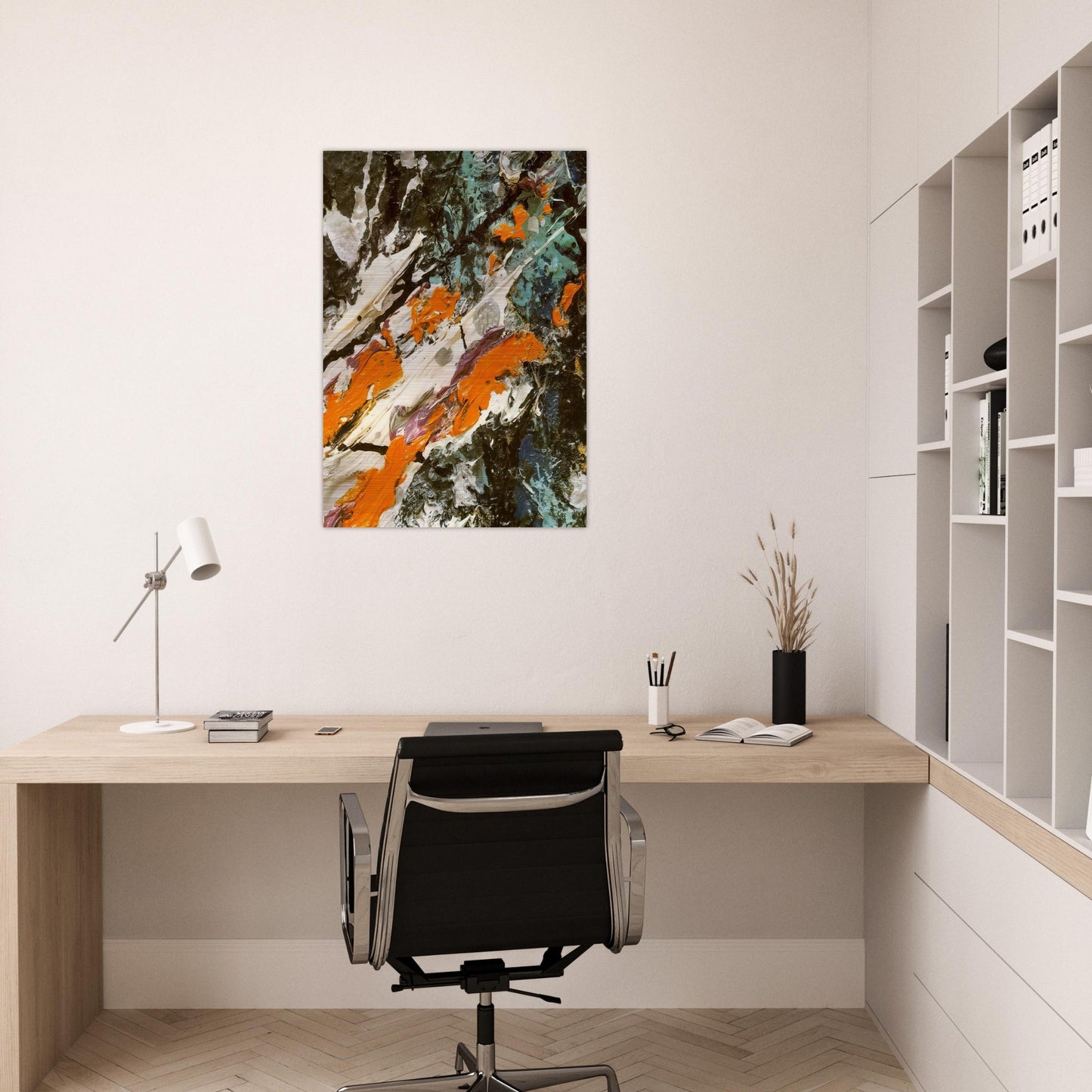 FULL FATHOM FIVE - Jackson Pollock Brushed Aluminum Print - 70x100 cm / 28x40 inches | Jackson Pollock Aluminum Print | Jackson Pollock Prints