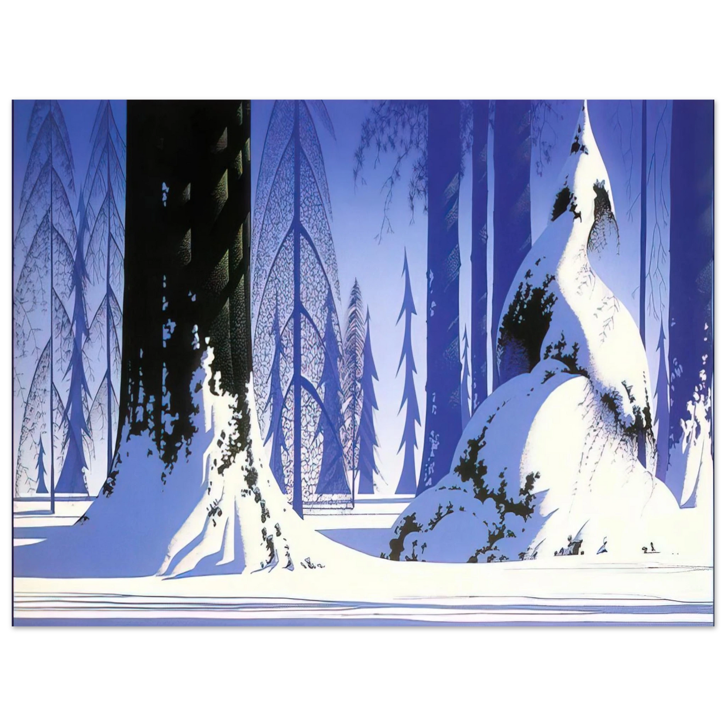 Eyvind Earle - Winter Fine Art Poster - Default Title