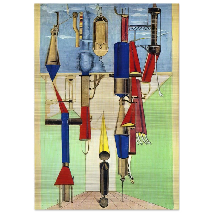 Hydrometric Demonstration - Max Ernst Brushed Aluminum Print - 70x100 cm / 28x40 inches | Max Ernst Aluminum Print | Max Ernst Prints