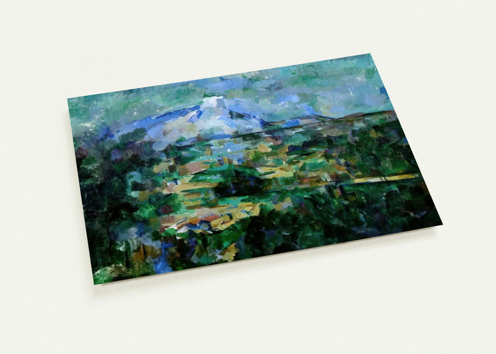 Montagne Sainte-Victoire from Lauves By Paul Cézanne Pack of 10 Post Cards | Paul Cézanne Post Cards | A6 (10.5 x 14.8 cm) - 4.1 x 5.8 inches