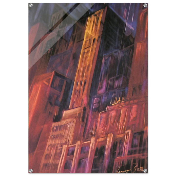 Untitled - 1965 - Konrad Zuse Acrylic Print - 70x100 cm / 28x40″ inches | Konrad Zuse Wall Art | Konrad Zuse Prints