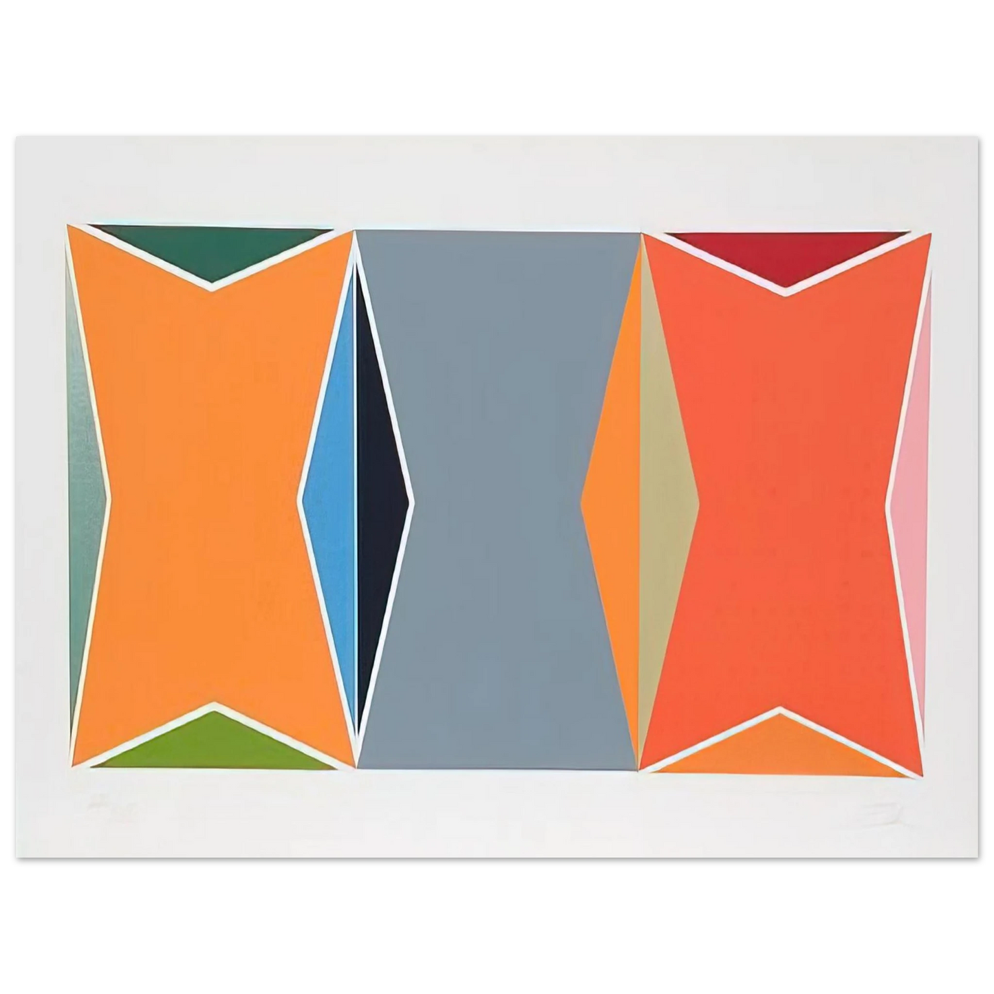 Larry Zox - Untitled 1 - 1979 Fine Art Poster - Default Title