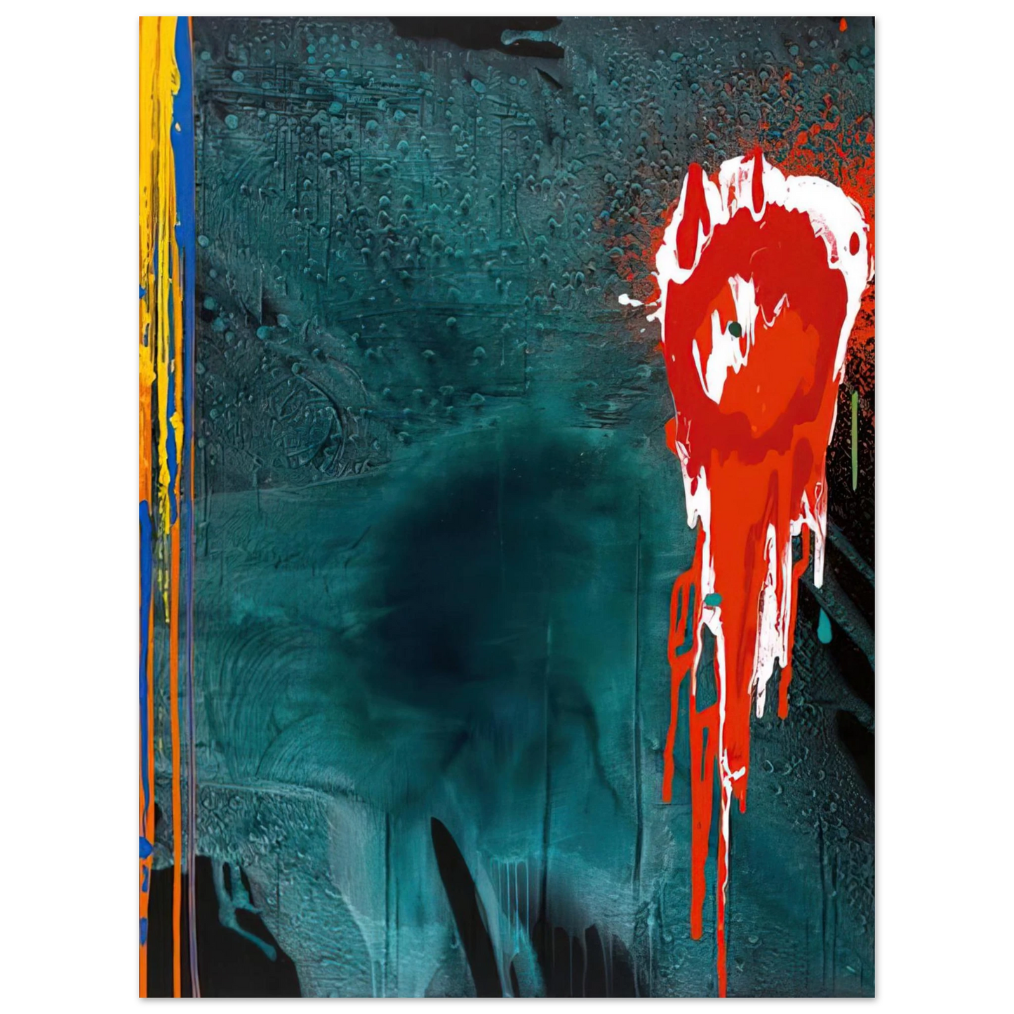 John Hoyland - Letter to Chaim - 10.7.06 - 2006 Fine Art Poster - Default Title