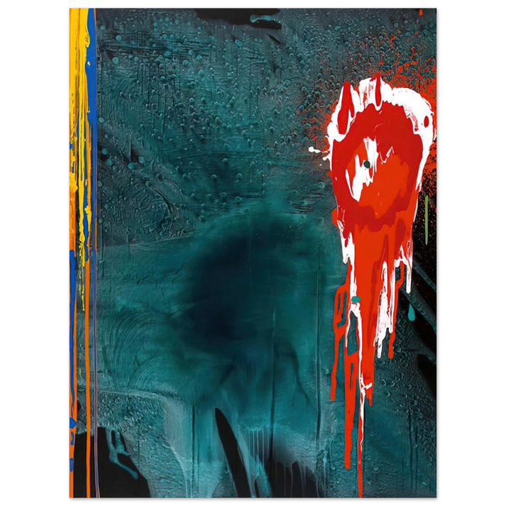 John Hoyland - Letter to Chaim - 10.7.06 - 2006 75x100 cm / 30x40inches Fine Art Poster