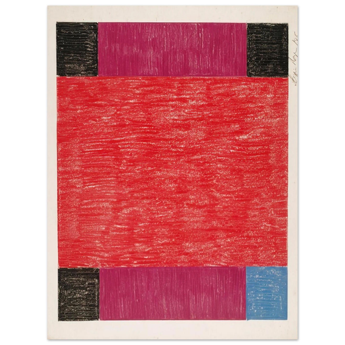 Lygia Pape - Drawing - 1985 Fine Art Poster - Default Title