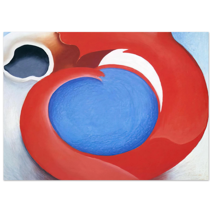 Georgia O'Keeffe - Goat's Horn With Red Fine Art Poster