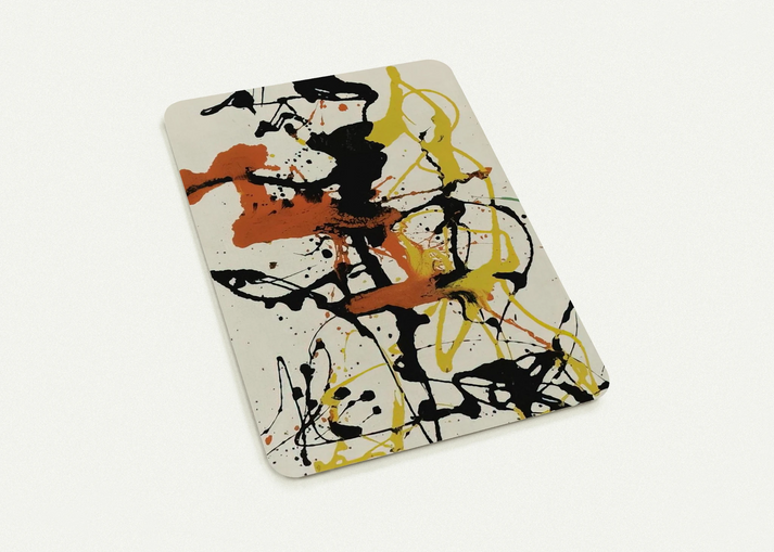 NUMBER 26 1949 By Jackson Pollock Pack of 10 Post Cards | Jackson Pollock Post Cards | A6 (10.5 x 14.8 cm) - 4.1 x 5.8 inches