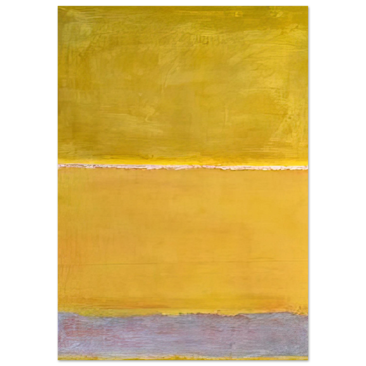Mark Rothko - Untitled - 1952 Wall Art - 21x29.7 cm / 8x12" - Premium Wooden Framed Poster With Fine Art Paper - White frame