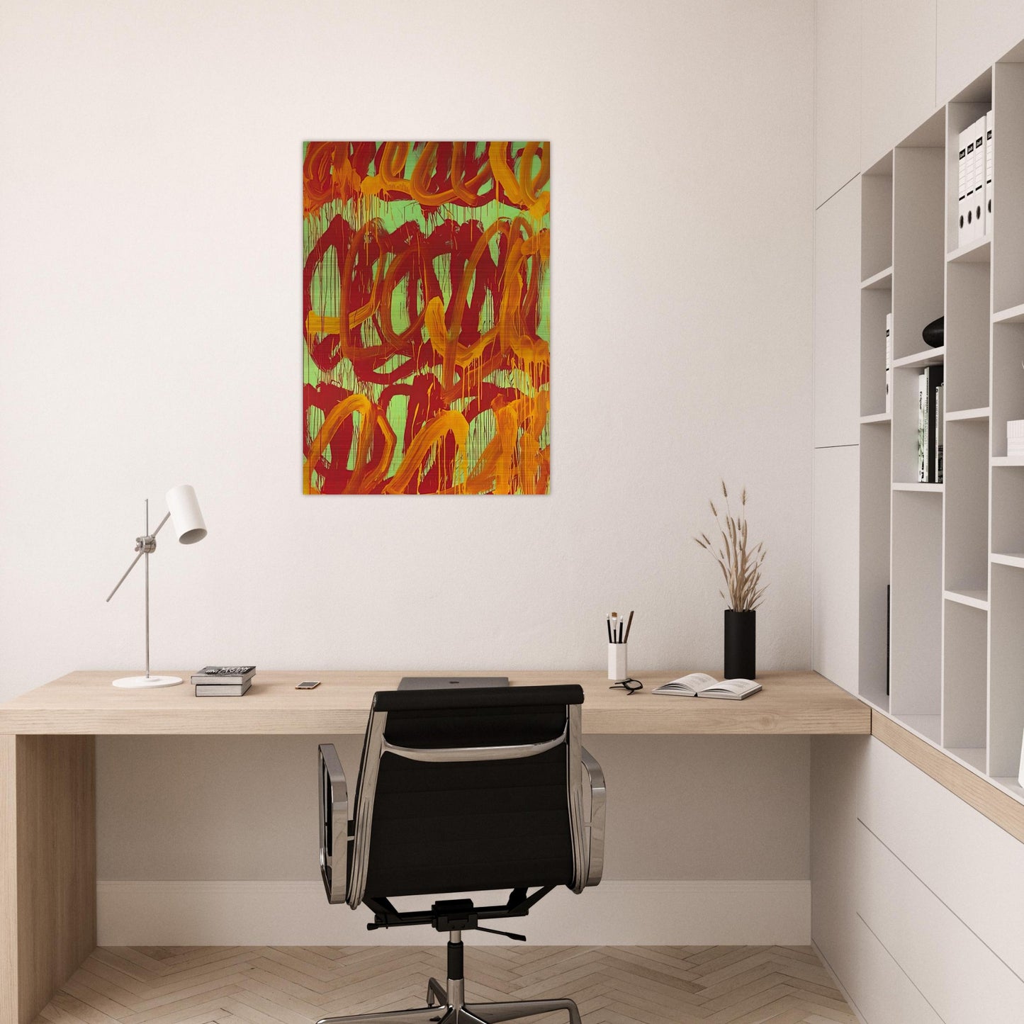Camino Real II - Cy Twombly Brushed Aluminum Print - 70x100 cm / 28x40 inches | Cy Twombly Aluminum Print | Cy Twombly Prints