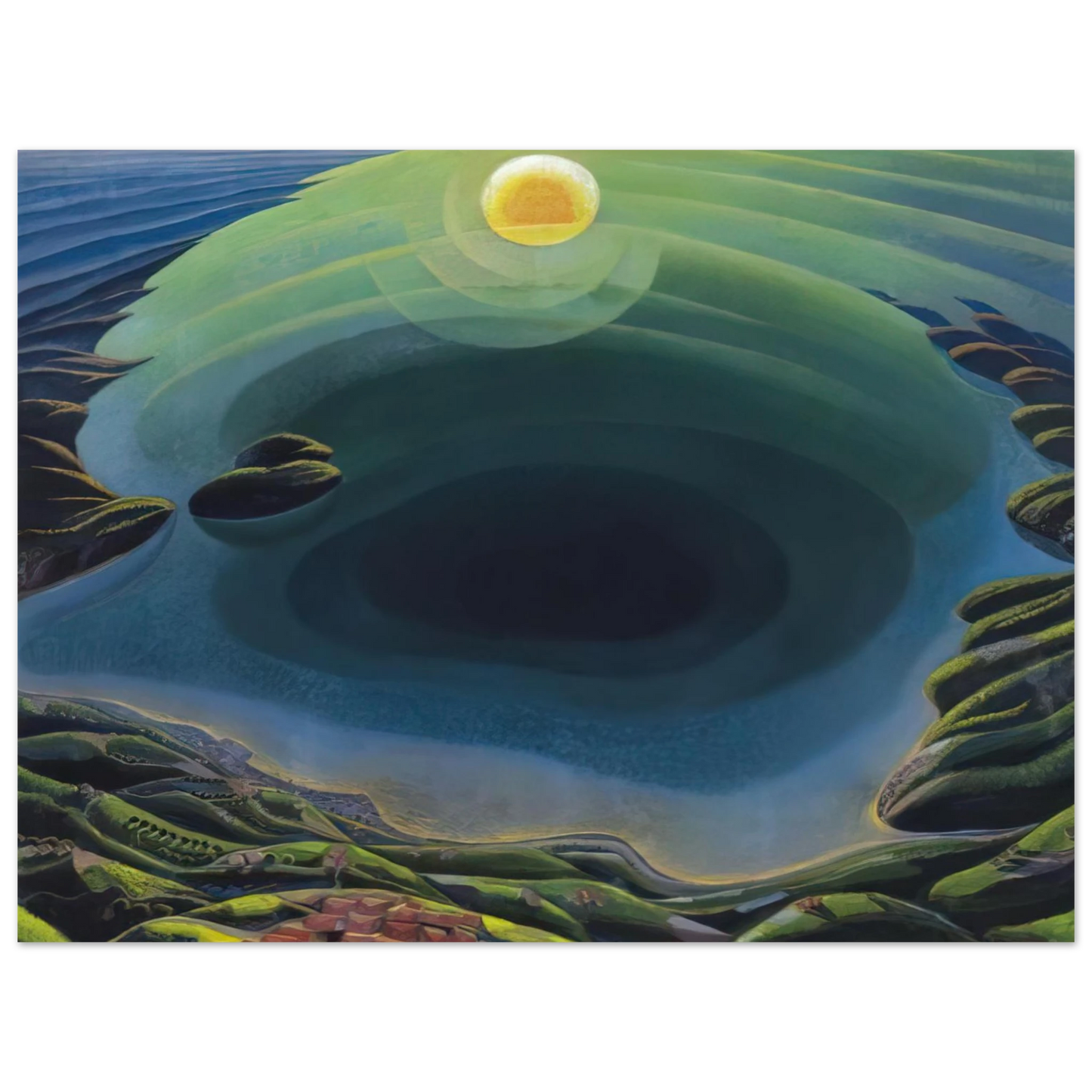 Gerardo Dottori - Aurora sul Golfo - 1935 Fine Art Poster - Default Title