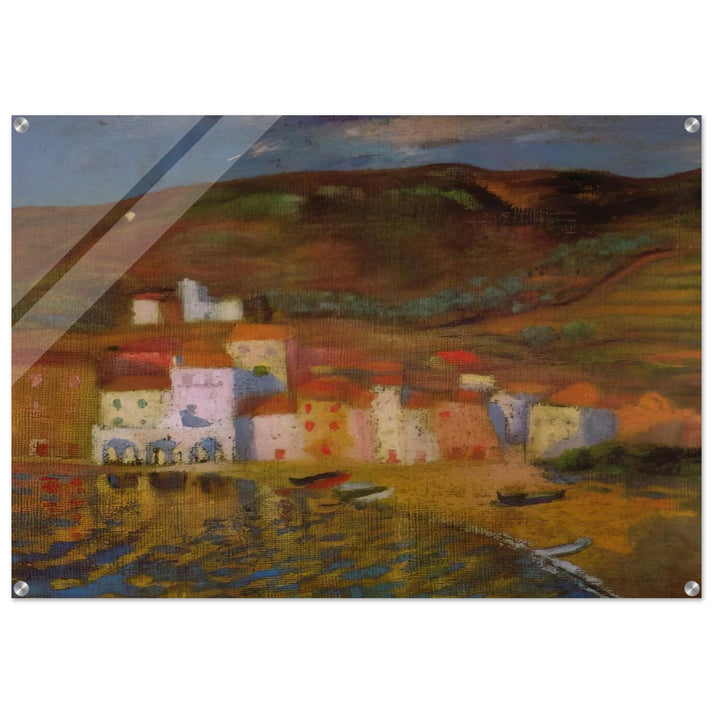 PORTDOGUE AND MOUNT PANI FROM AYUNTAMIENTO - Salvador Dali Acrylic Print - 70x100 cm / 28x40″ inches