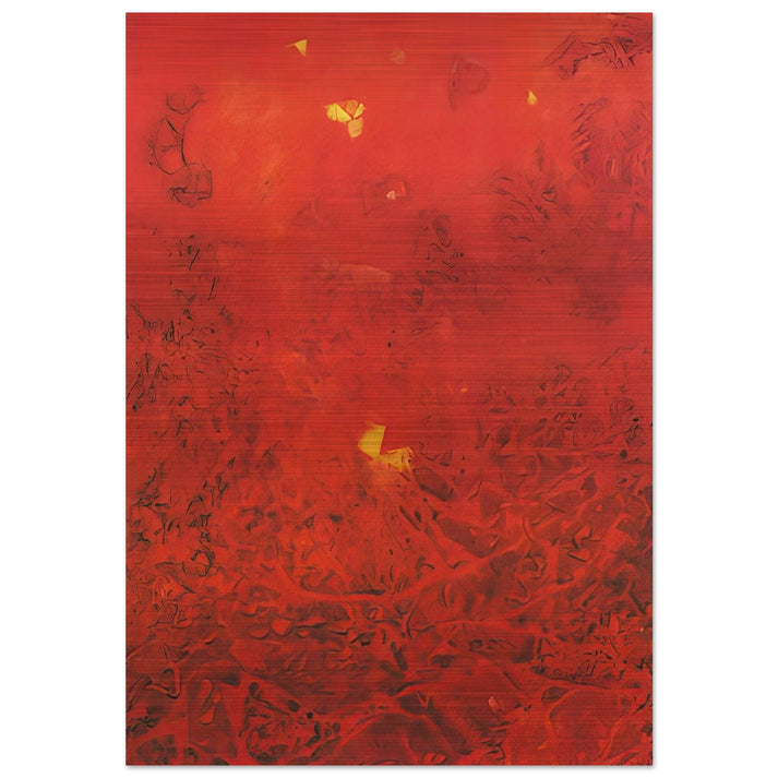 Le jardin de la France - Max Ernst Brushed Aluminum Print - 70x100 cm / 28x40 inches | Max Ernst Aluminum Print | Max Ernst Prints